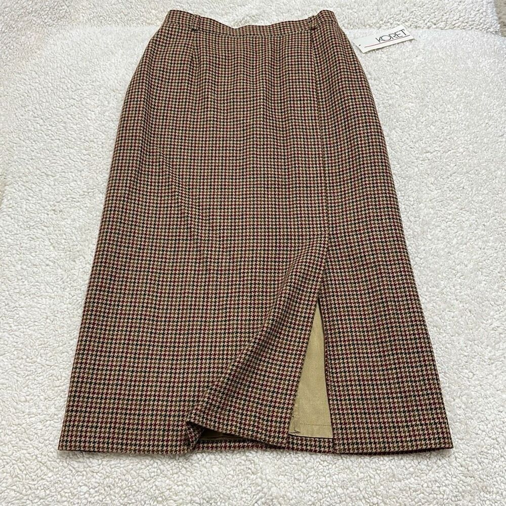 Vintage Koret Wool Slit Skirt Women’s Size 12